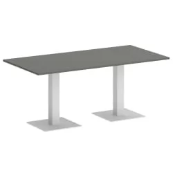 Стол прямоугольный ХОМЕ ОФФИCЕ ВР.СП-5-180.2 Металлик/Белый металл / HOME OFFICE VR.SP-5-180.2