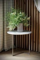 Придиванный столик Альбано Белый мрамор