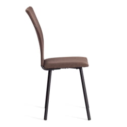 Стул обеденный La Rousse ткань рогожка, 49х50х93, коричневый/черный, 3М7-147