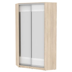 Шкаф-купе Белла(H10)2200х1153х1153(ДСС-Белый-D10D10)