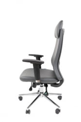 Офисное кресло CHAIRMAN 500 LUX экокожа Серый