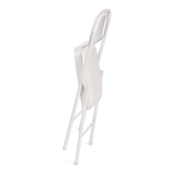 Складной стул FOLDER (mod. 3022G) каркас: металл, сиденье/спинка: экокожа, 46.5 х 47.5 х 79 см, white (белый) / white (белый)