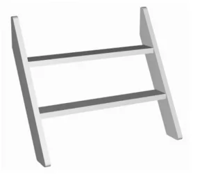 Лестница к кроватям 1600*800 RooRoom VK-101р Розовая