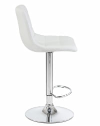 Стул барный DOBRIN TAILOR экокожа Белый