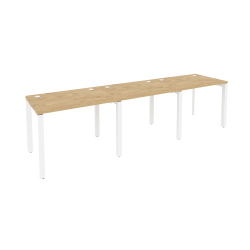 Рабочая станция на П-образном м/к ONIX O.MP-RS-3.1.7 Тиквуд Светлый/Белый