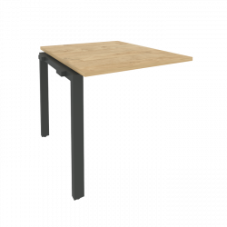 Проходной наборный элемент переговорного стола ОНИКС О.МП-НПРГ-0 Тиквуд Светлый/Антрацит / ONIX O.MP-NPRG-0