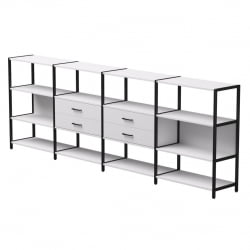 Набор стеллажных систем Everprof EVO №4 Белый Черный