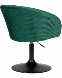 Кресло DOBRIN EDISON BLACK (зеленый велюр (1922-9))