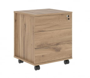 Тумба мобильная EDIS EMC-3D.A Дуб Денвер светлый