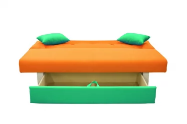 Диван MANGO 4 (2 категория) Оранжевый Зеленый