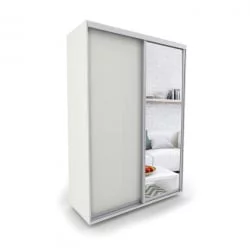 Шкаф-купе Акцент-Сим ДЗ 1600х600  Выбеленное дерево