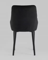 Стул Джоан велюр Черный