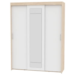 Шкаф-купе Т-3-230х175х60-М(ДСС-Белый-9) / T-3-230х175х60-M(ДСС-Белый-9)