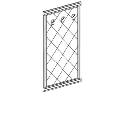 Панель-вешалка Флоренция 649 Дуб Оксфорд