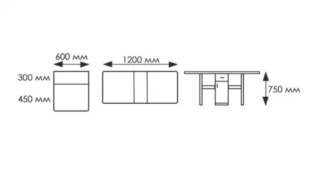 Стол-тумба с 1 ящ. в разборе 1 кат. 4040 мат ЛДСП белый