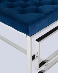 Банкетка БРУКЛИН велюр Синий