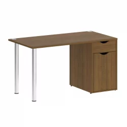 Компьютерный стол с ящиками HOME OFFICE VR.SP-3-138.1 Орех Гварнери