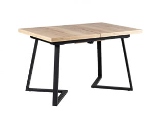 Стол Роналдо раздвиж. 120-160 Галифакс Натур/Бабочка