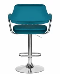 Стул барный DOBRIN CHARLY Морской волны велюр MJ9-99