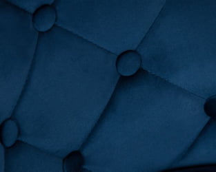 Стул барный DOBRIN JOSEPH BLACK (синий велюр (MJ9-117)) 2 шт