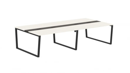 Стол переговорный EDIS EVCT 3116 Ясень Траун Мокко Черный