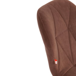 Компьютерное кресло SELFI флок , коричневый, 6