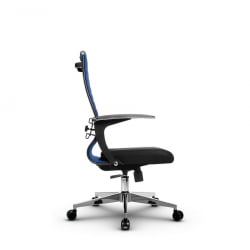 Кресло офисное МЕТТА B 2b 19/U158, Основание 17834 Комплект 3 Синее Черное