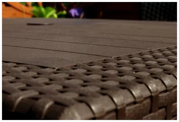 Стол для дачи Melody Quartet Капучино