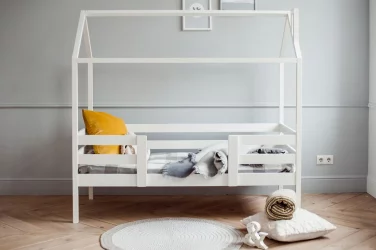 Кровать-домик RooRoom кд-22С Серый