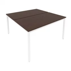 Рабочая станция на металлокаркасе СЛИМ СЙСТЕМ С.СП-5.3 Венге-Белый / SLIM SYSTEM