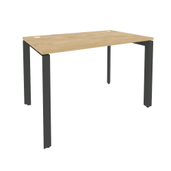 Стол рабочий на П-образном м/к ОНИКС О.МП-СП-2.7 Тиквуд Светлый/Антрацит / ONIX O.MP-SP-2.7