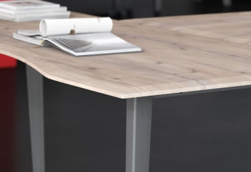 Письменный стол с полками и ящиками JAY JCT 2013 R Дуб Каньон