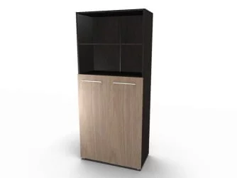 Шкаф Аlto с глухими средними дверьми и топом