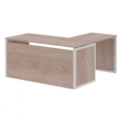 Стол письменный угловой левый XTEN-QP XQPCT 1615H L Дуб Сонома Серый