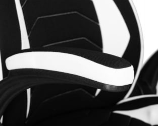 Кресло игровое DOBRIN RICK (черно-белый)