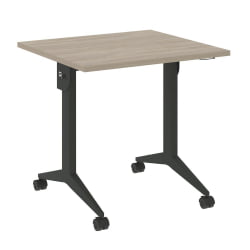 Стол складной мобильный КС-Пулл КС.М-0.7 Дуб Аттик/Антрацит / X-Pull X.M-0.7