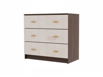 Комод в спальню Анкор темный/Анкор светлый