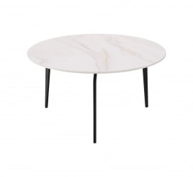 Журнальный столик Aliara светлая керамика