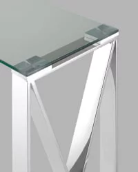 Консоль КРОСС 115x30 Серебро