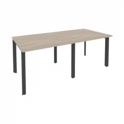 Стол переговорный (2 столешницы) ONIX O.MP-PRG-2.1 Дуб Аттик/Антрацит