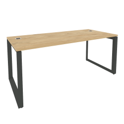 Стол рабочий руководителя на О-образном м/к ONIX O.MO-SRR-5.8 Тиквуд Светлый/Антрацит