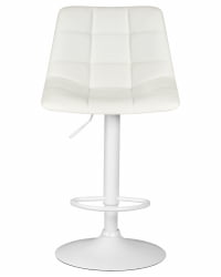 Стул барный DOBRIN TAILOR WHITE (белый PU) 2 шт