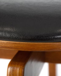 Табурет барный DOBRIN TOM 77 (цвет черный глянец PU ABD 002) 2 шт