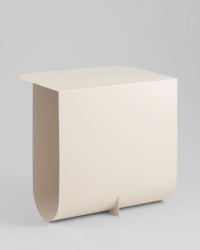 Журнальный столик Laure металл светло-серый