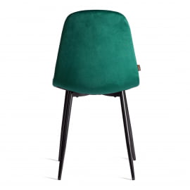 Стул BREEZE (mod. JSC-58) Велюр/металл , 44 х 53 х 86 см, Green (зеленый) HLR56 / черный