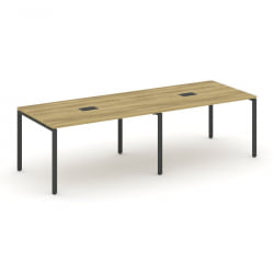 Стол переговорный (2 столешницы) CONCEPT CN.PRG-021 Дуб Винченцо Антрацит