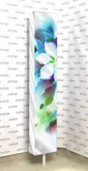 Поворотный зеркальный шкаф Zoom Art Белый