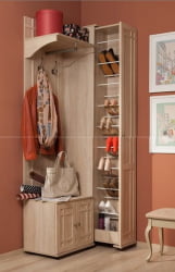 Фасад шкафа для обуви Sherlock 73 левый Дуб Сонома