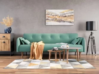 Диван трёхместный Бьерн ЛД 307.010.000 Светло-зеленый