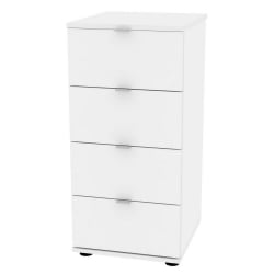 Комод в спальню Алиса(K3)856х401х459сторцевойручкой(Белый)